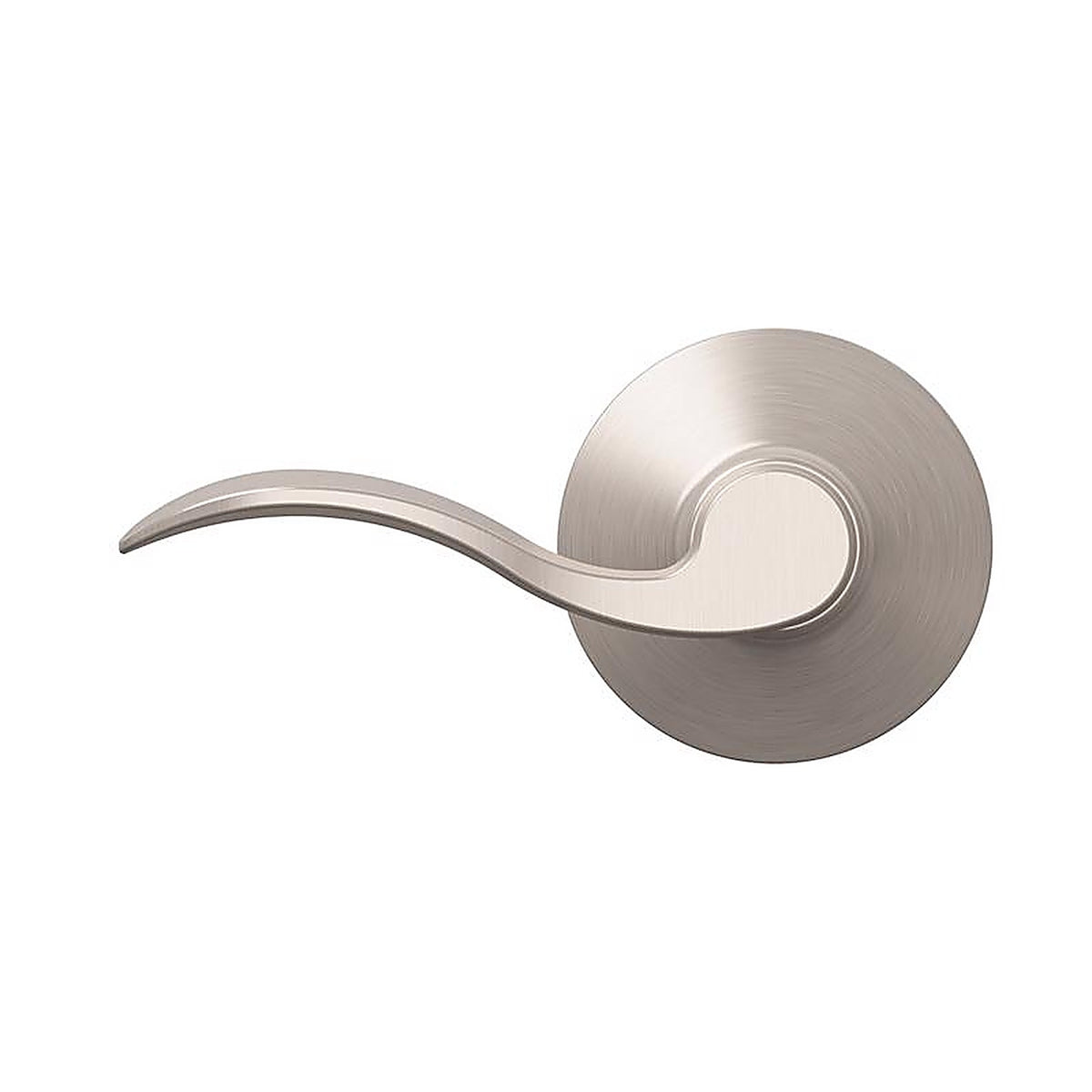 Schlage F10VACC619 Accent Satin Nickel Passage Lockset ANSI Grade 2 1-3/4 in.