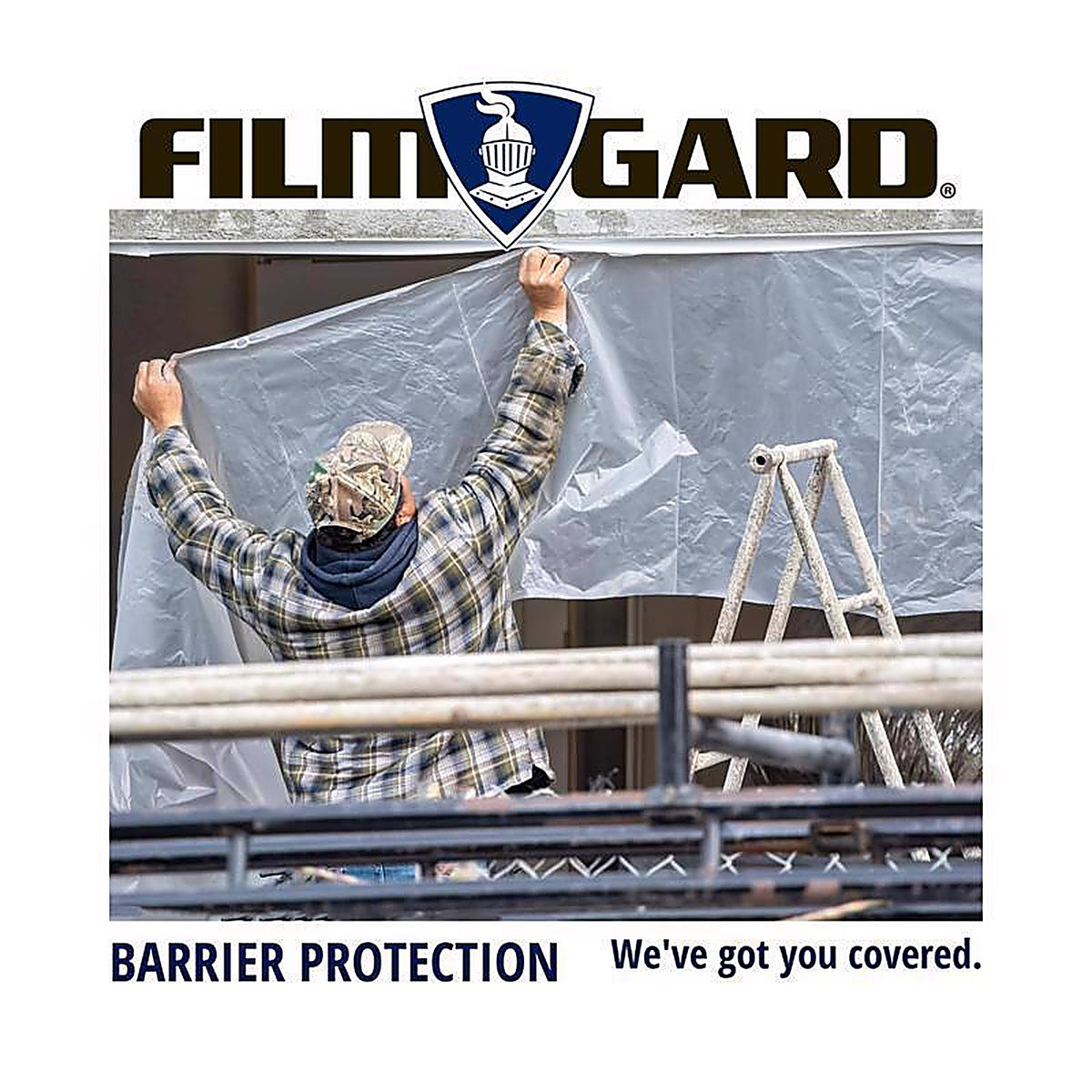 Film-Gard 626073 Plastic Sheeting 6 mil T X 20 ft. W X 100 ft. L Polyethylene Clear 1 pk