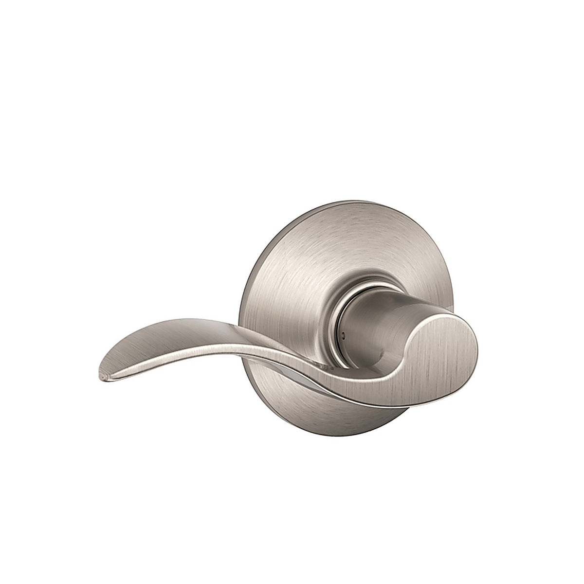 Schlage F10ACC619 Accent Satin Nickel Passage Lever Right or Left Handed