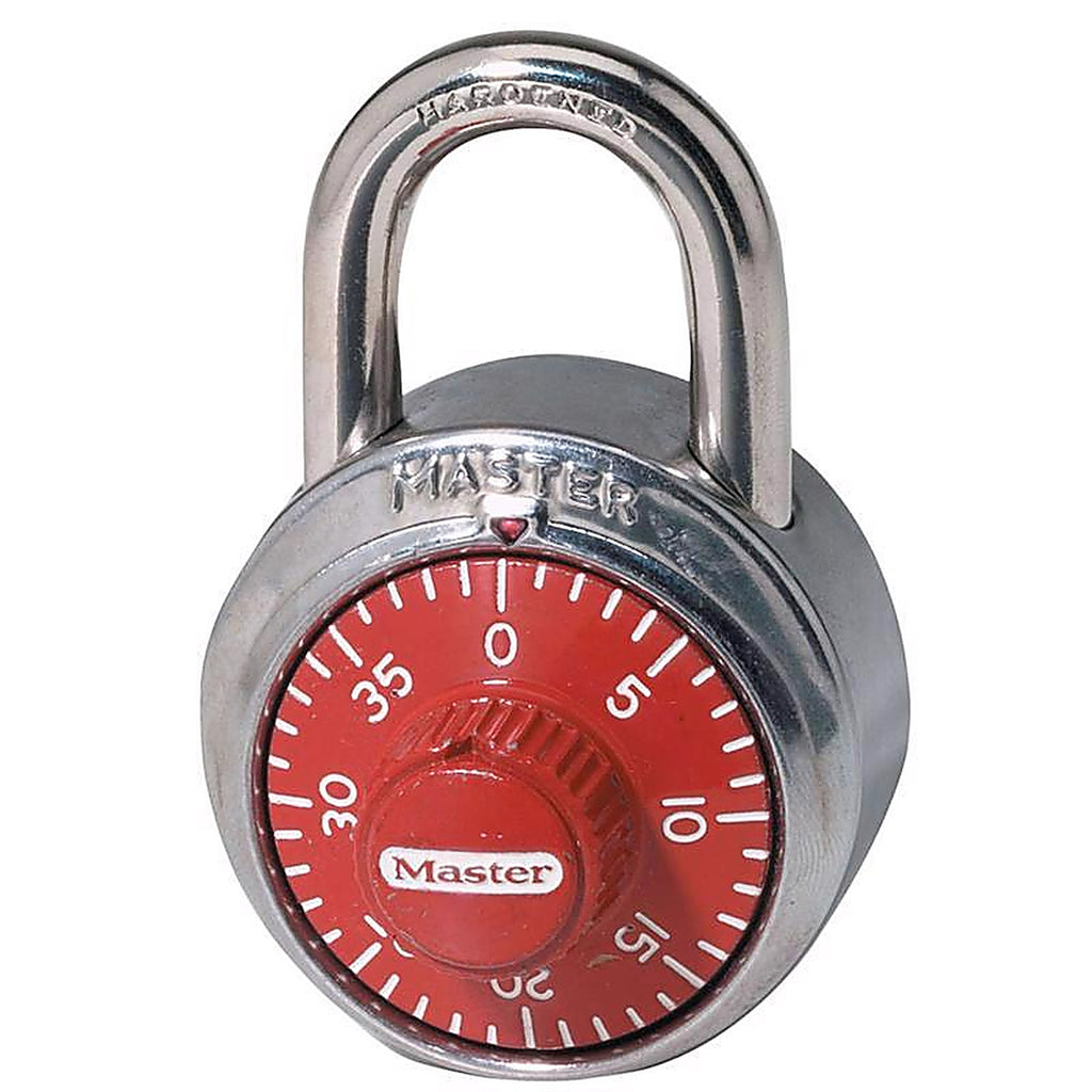 Master Lock - 1504D - 2 In. H X 1-7/8 In. W Stainless Steel 3-Dial Combination Padlock