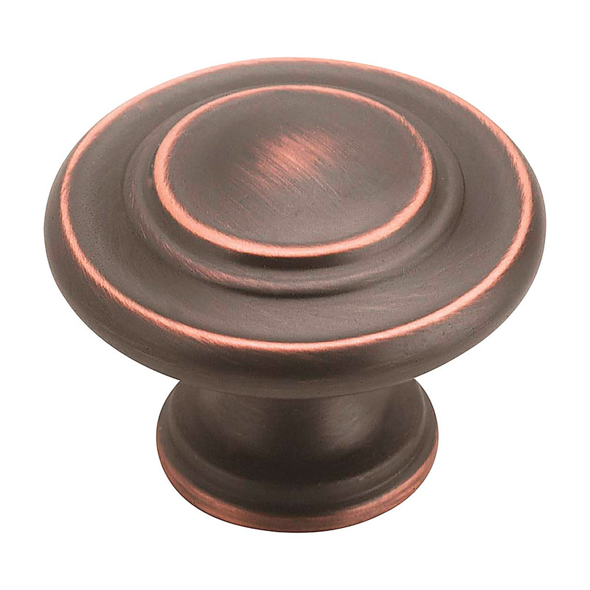 Amerock - TEN1586ORB - Inspirations Round Cabinet Knob 1-1/4 In. D 1 In. Oil Rubbed Bronze 10 Pack