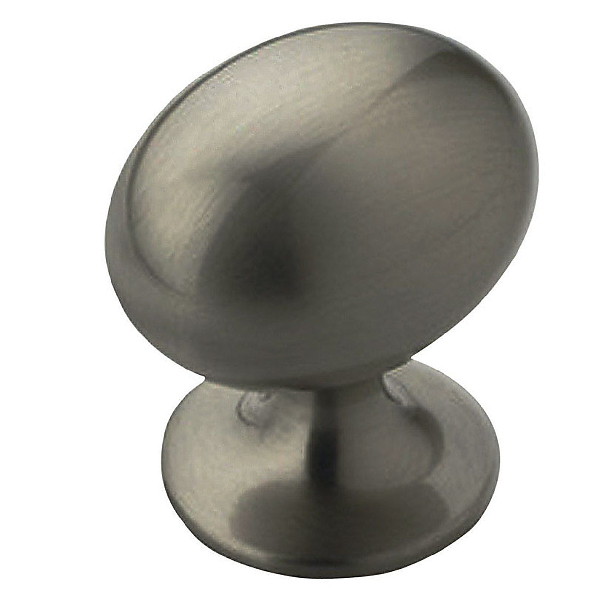Amerock - TEN53018G10 - Allison Oval Cabinet Knob 1-3/8 In. D 1 In. Satin Nickel 10 Pack