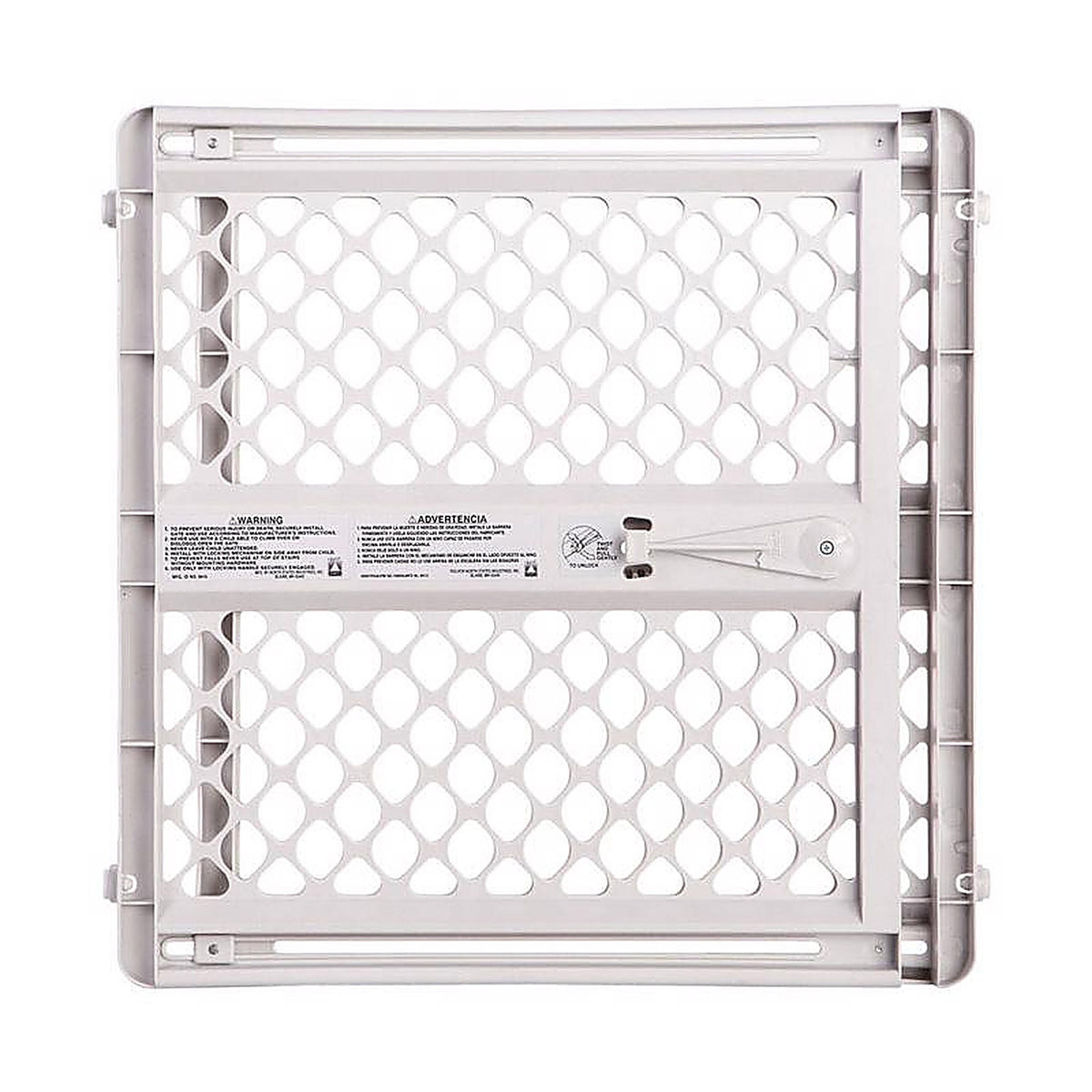 North States 8615 Gray 26 in. H x 26-42 in. W Plastic Child Safety Gate