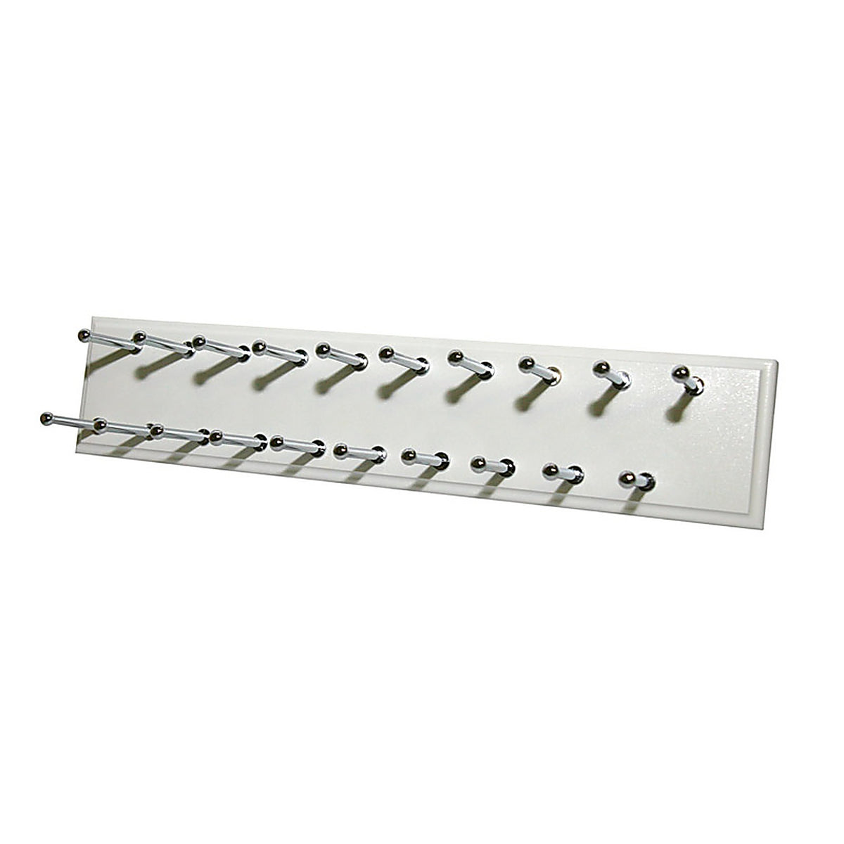 Easy Track RA1200 8-1/2 in. H X 6-1/2 in. W X 16 in. L Stainless Steel Sliding Tie Rack 1 pk