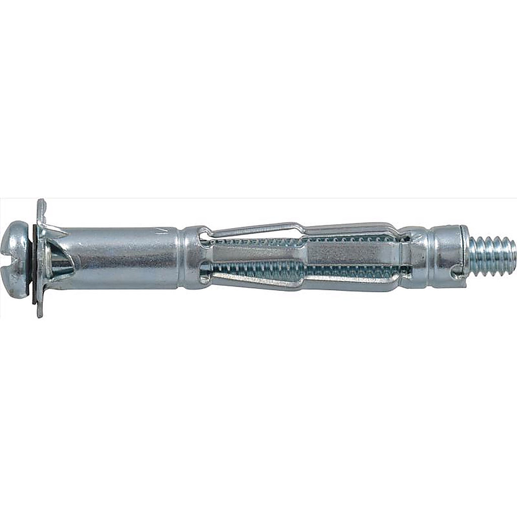 Hillman 370024 1/4 in. Dia. x 1/4 in. Long in. L Metal Pan Head Hollow Wall Anchors 50/Pack