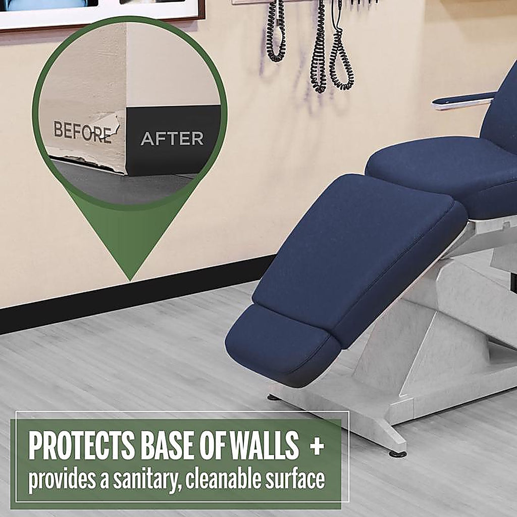 M-D 73896 4 in. H x 60 ft. L Prefinished Black Vinyl Wall Base