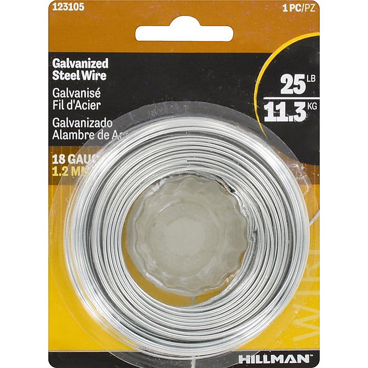 Hillman 123105-N 110 ft. L Galvanized Steel 18 Ga. Wire