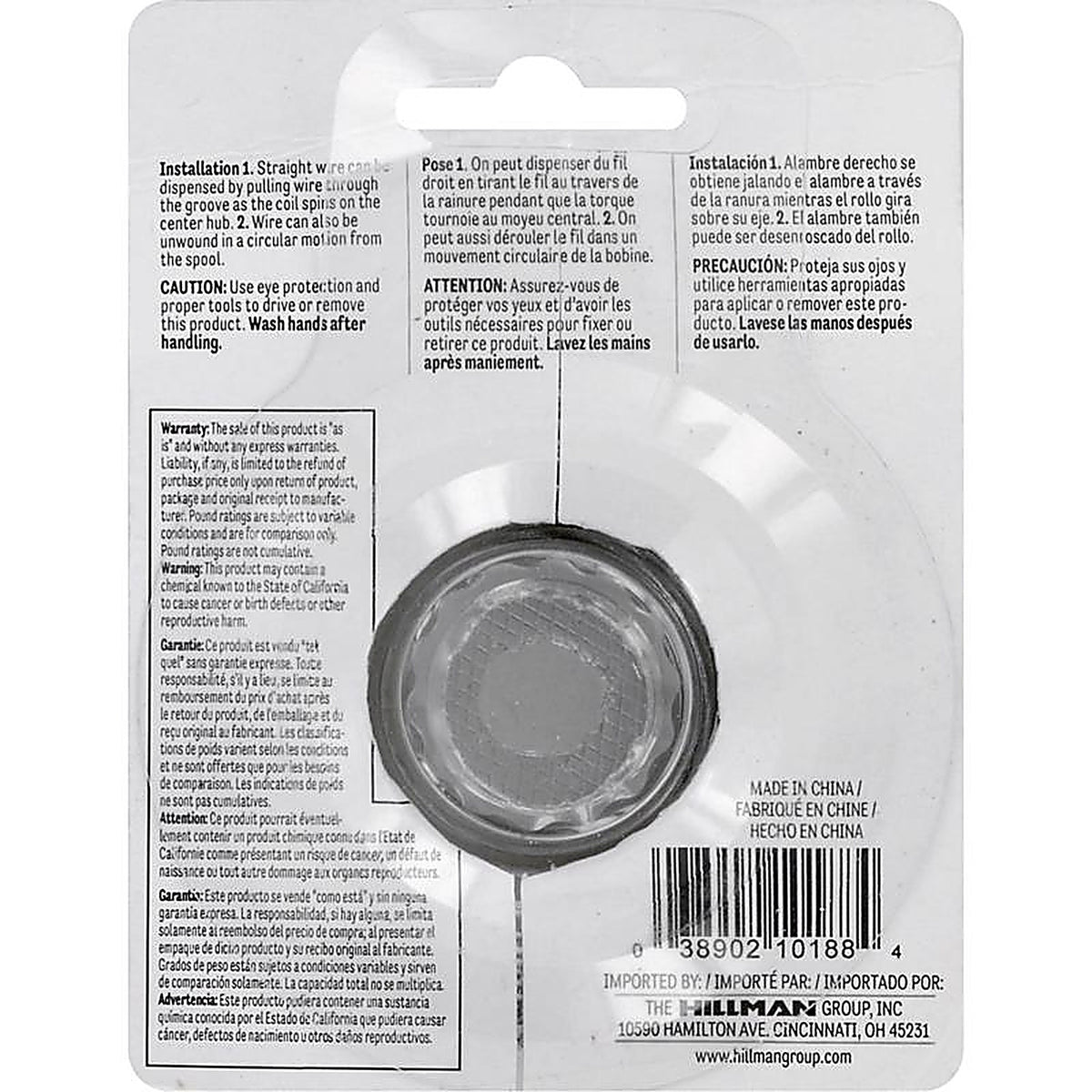 Hillman 123105-N 110 ft. L Galvanized Steel 18 Ga. Wire