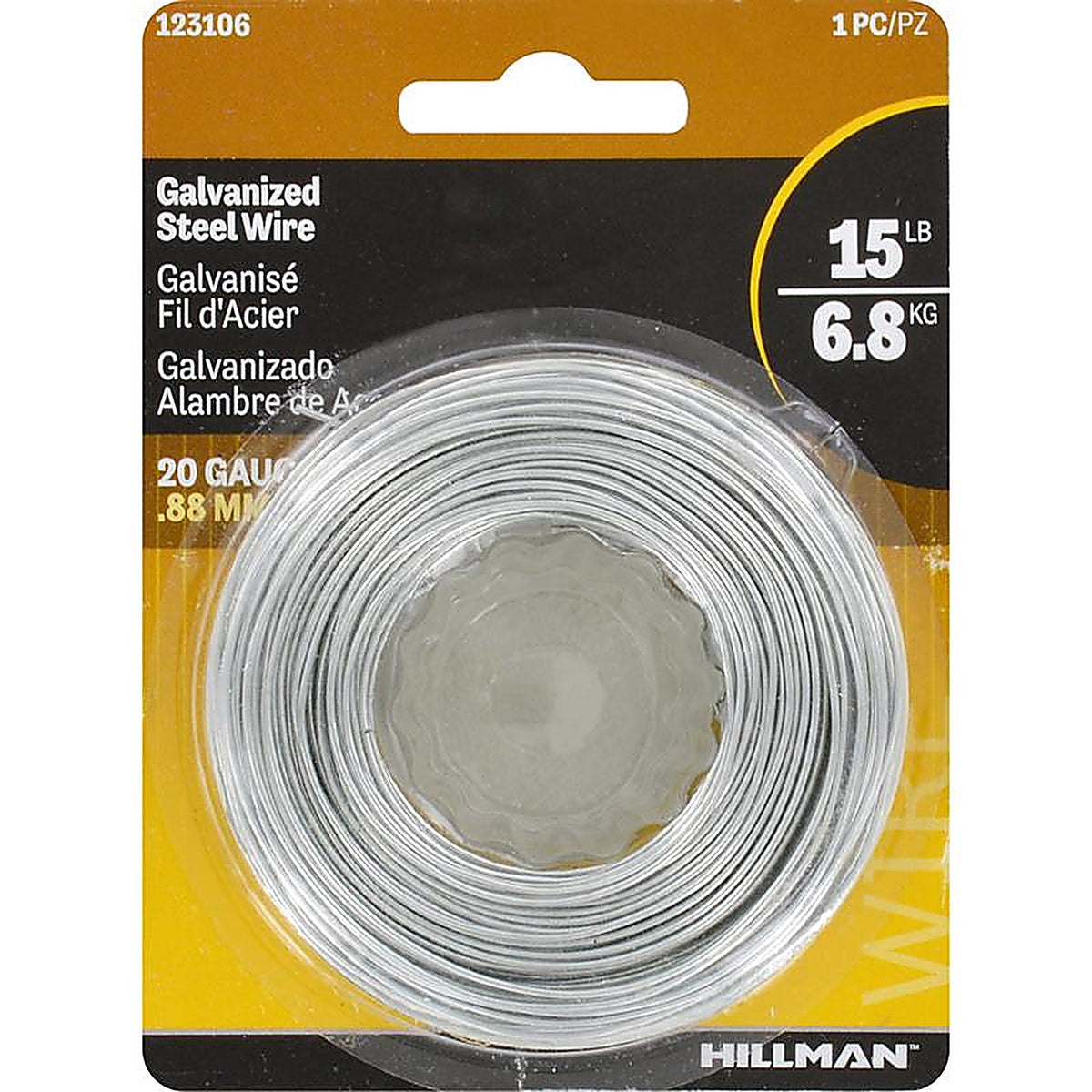 Hillman 123106-N 175 ft. L Galvanized Steel 20 Ga. Wire