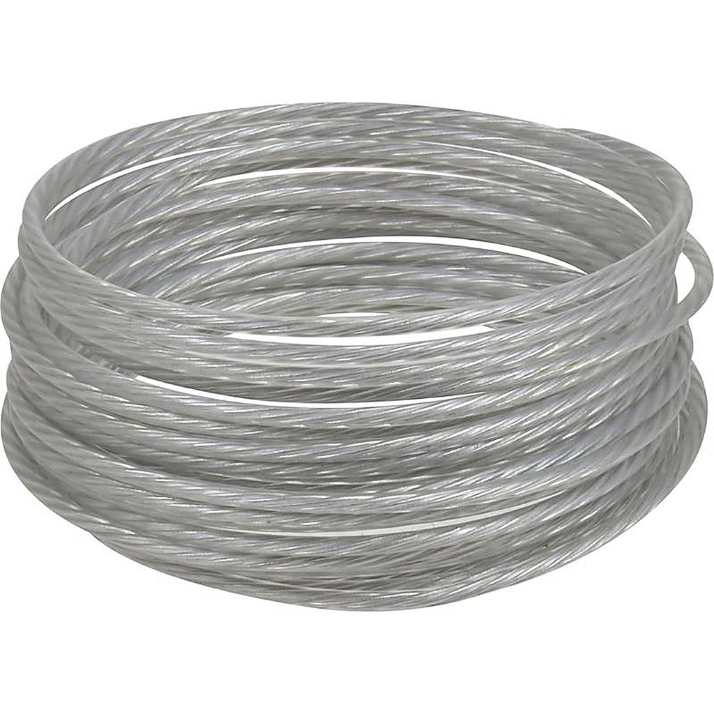 Hillman 121109 Plastic Coated Silver Picture Wire 30 lb. 1/Pack