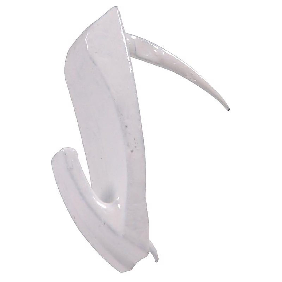Hillman 122391 WallBiter Brass-Plated Silver Small Picture Hook 30 lb. 4/Pack