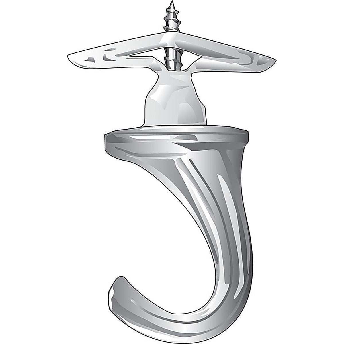 Hillman 122408 Brass Plated Brass Large Versa Hook 35 lb. Drywall 75 lb. Wood 1/Pack
