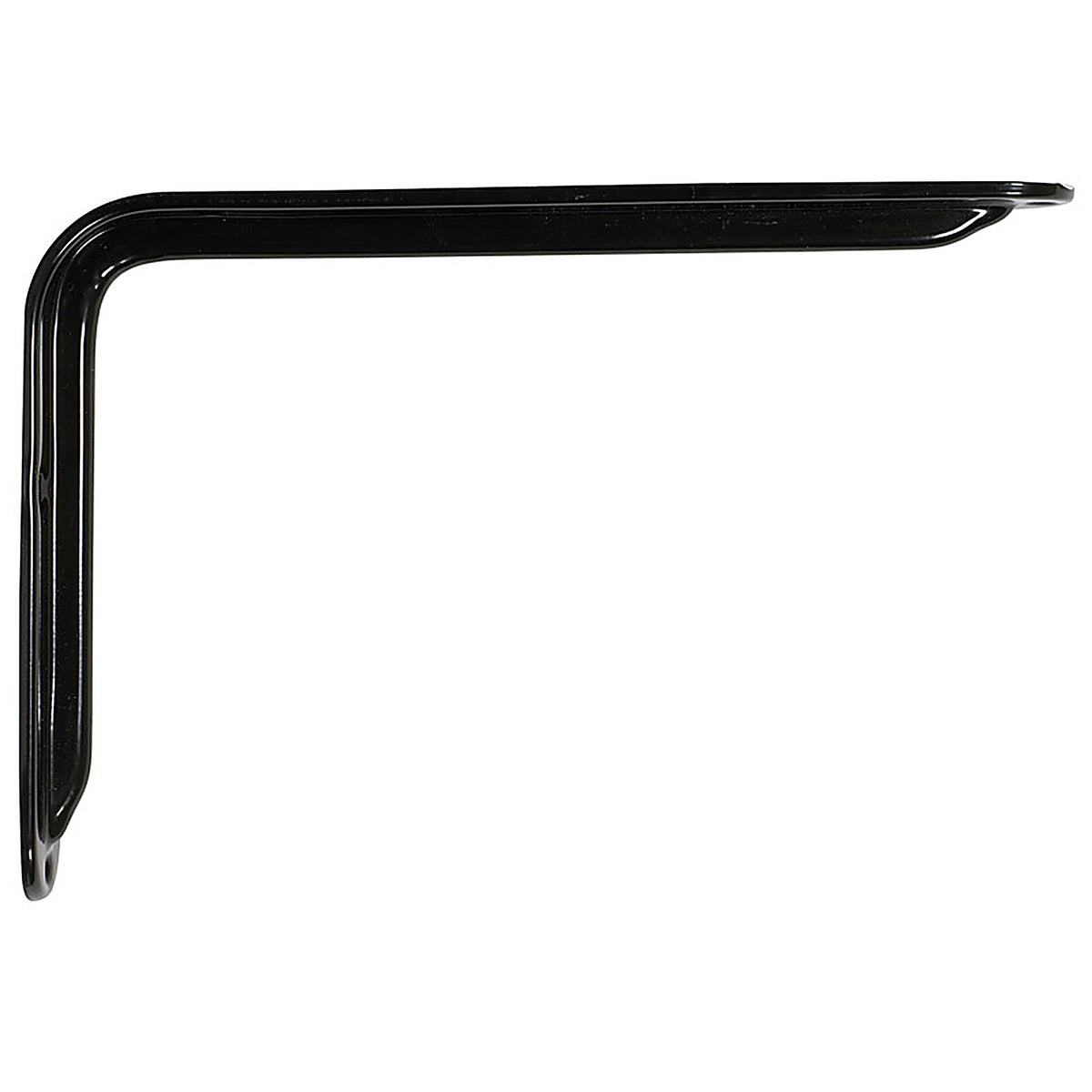 Knape & Vogt RP-0099-12BK John Sterling Black Steel Decorative Bracket 12 Ga. 12 in. L 125 lb.