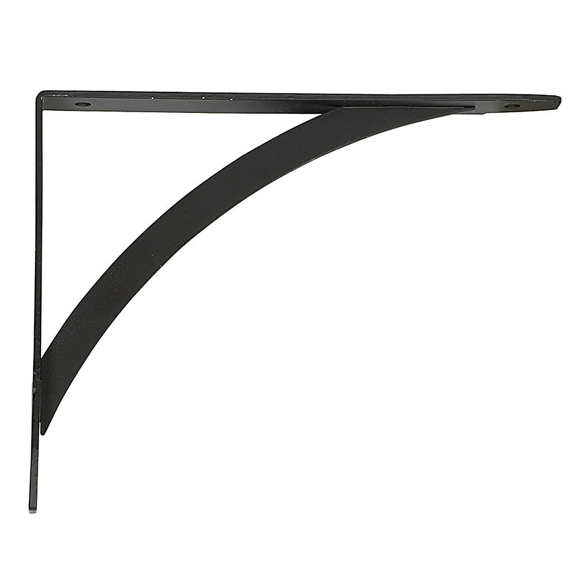 Knape & Vogt RP-0053-7BK John Sterling Black Steel Elegant Bracket 12 Ga. 7 in. L 100 lb.