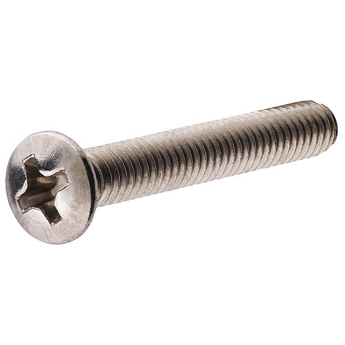 Hillman - 0825910 - No. 10-24 Ga. X 1-1/2 In. L Phillips Oval Head Stainless Steel Machine Screws 1 Pack