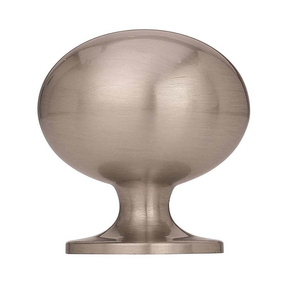 Amerock - BP53018G10 - Allison Oval Cabinet Knob 1-3/8 In. D 1-3/8 In. Satin Nickel 1 Pack
