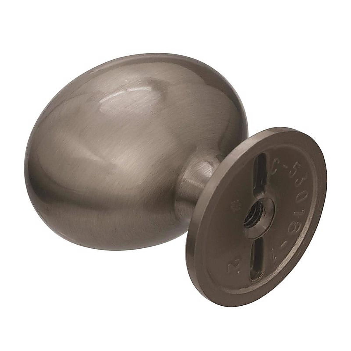 Amerock - BP53018G10 - Allison Oval Cabinet Knob 1-3/8 In. D 1-3/8 In. Satin Nickel 1 Pack