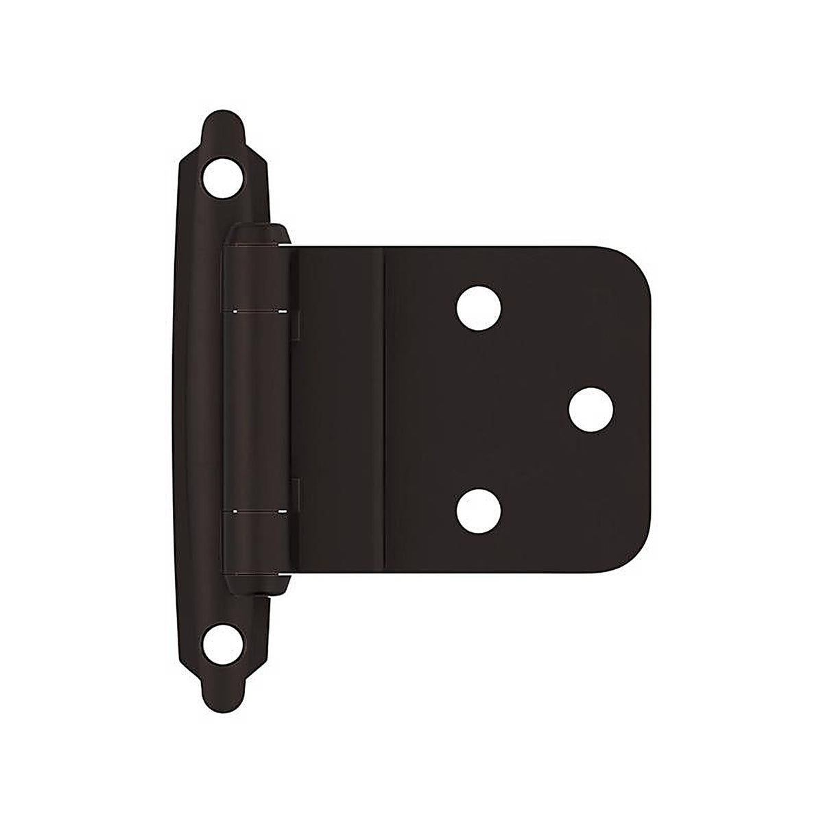 Amerock - BPR3428ORB - 2 In. W X 2-3/4 In. L Oil Rubbed Bronze Steel Self-Closing Hinge 2 Pack