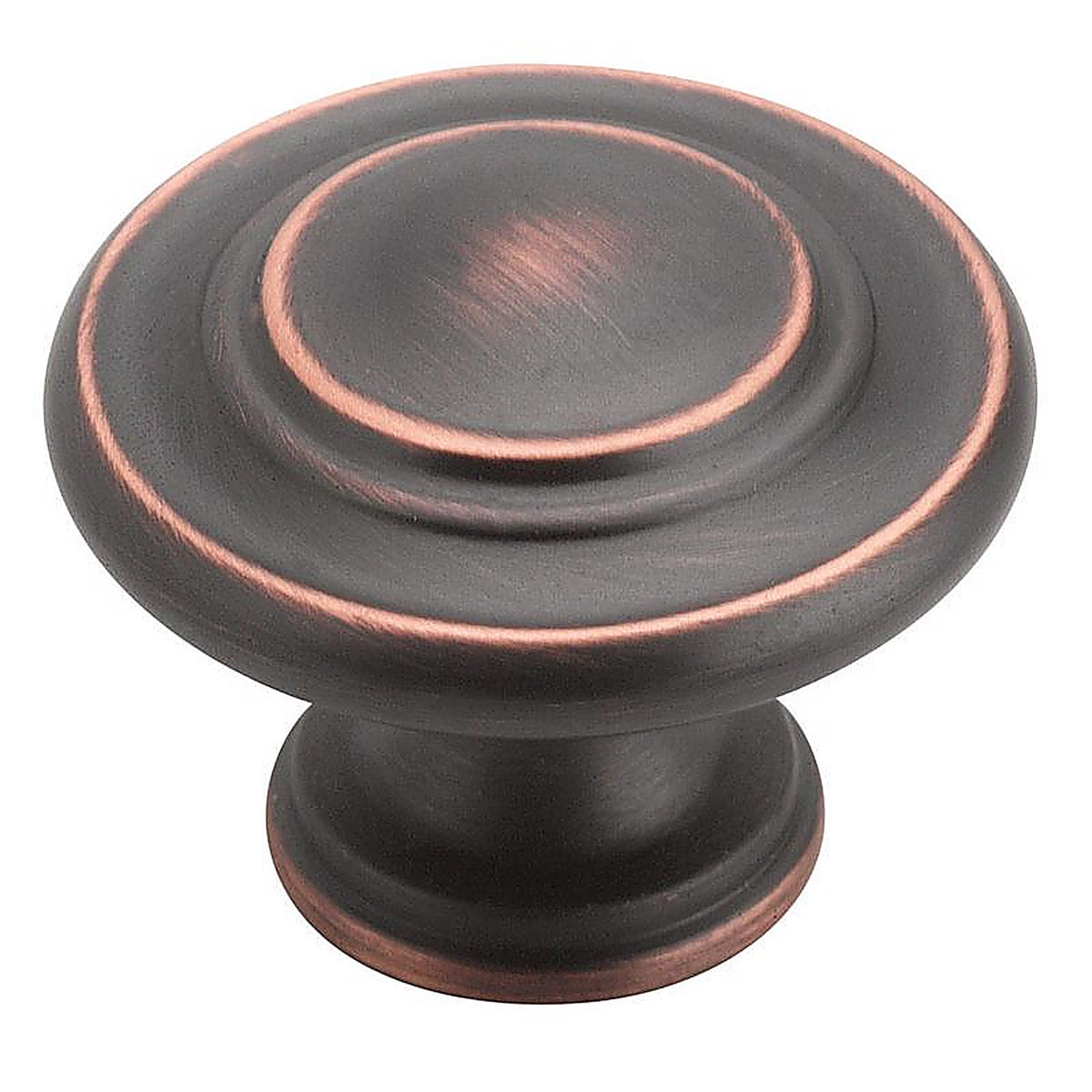Amerock - BP1586ORB - Round Cabinet Knob 1-5/16 In. D 1 In. Oil Rubbed Bronze 1 Pack