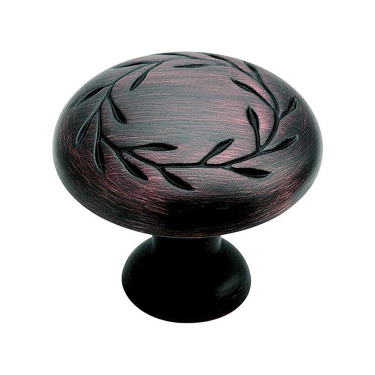 Amerock - BP1581ORB - Natures Splendor Round Cabinet Knob 1-5/16 In. D 1-1/16 In. Oil Rubbed Bronze 1 Pack