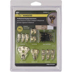 Hillman 42086 Elite Brass-Plated Classic Picture Hanging Set 10 lb. 32/Pack