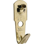 Hillman 42086 Elite Brass-Plated Classic Picture Hanging Set 10 lb. 32/Pack