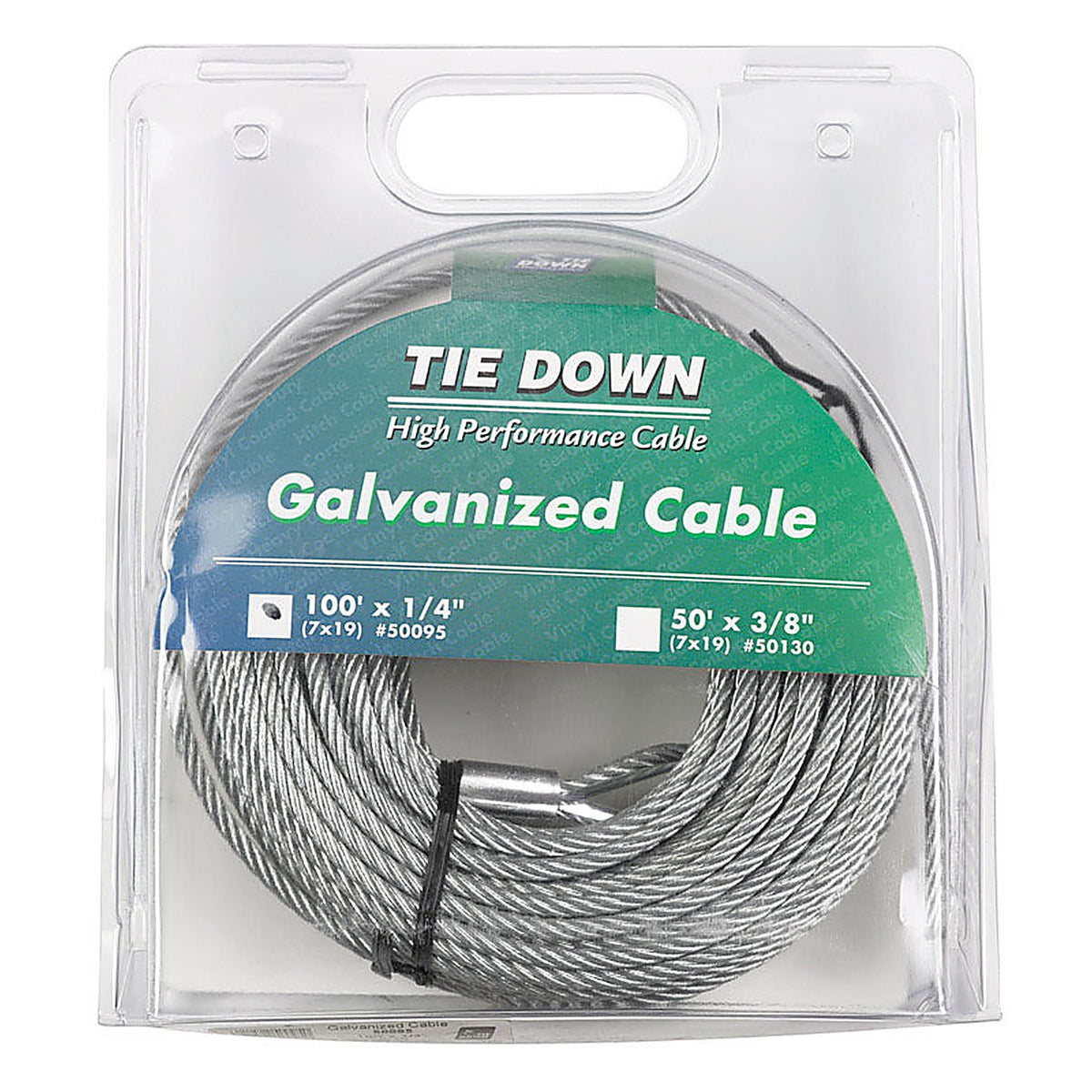 Tie Down Engineering - 50095 - 1/4 In. D X 100 Ft. L Galvanized Steel Aircraft Cable