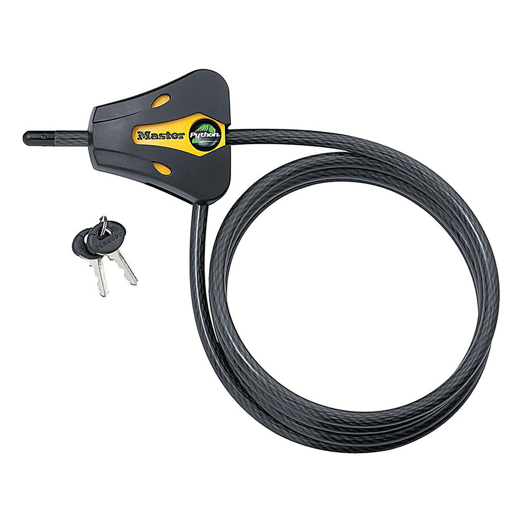 Master Lock - 8419DPF - Python 5/16 In. D X 72 In. L Vinyl Coated Steel Adjustable Locking Cable
