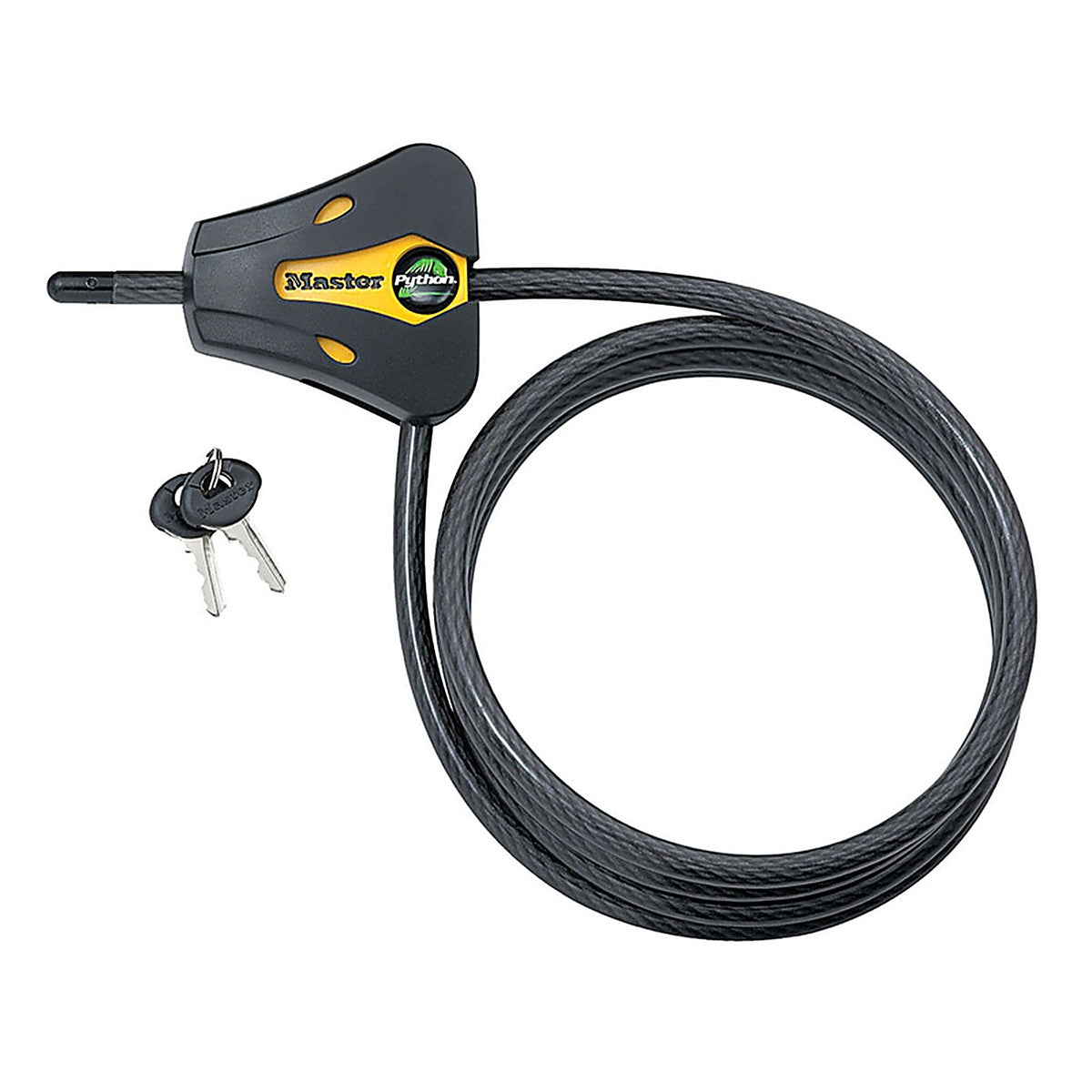 Master Lock - 8419DPF - Python 5/16 In. D X 72 In. L Vinyl Coated Steel Adjustable Locking Cable