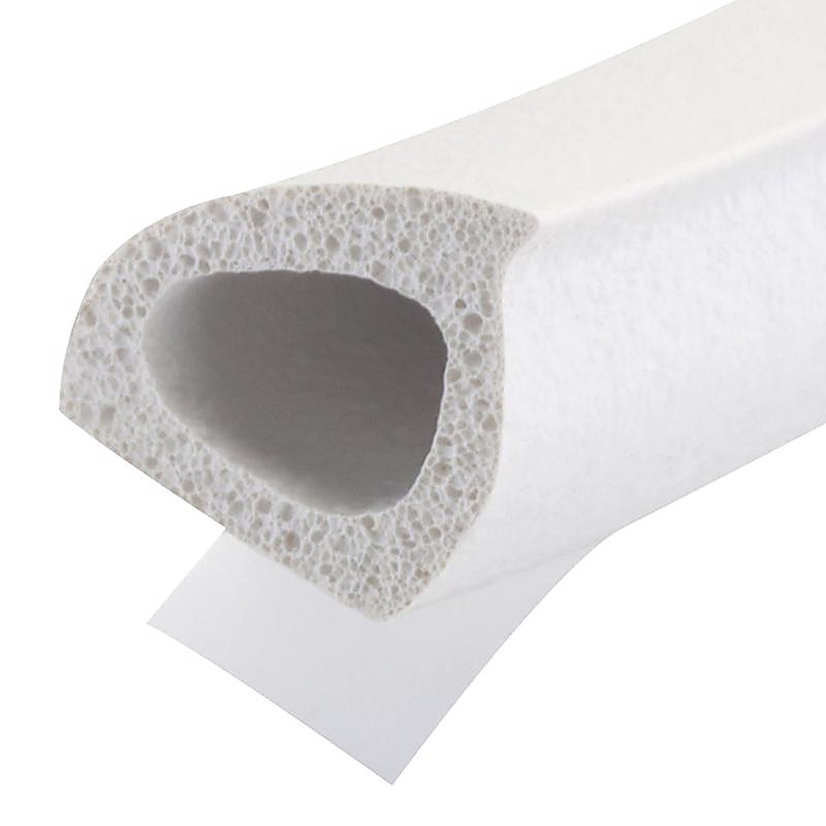 M-D 43846 White Rubber Weatherstrip For Windows, Doors and Windows 17 ft. L x 3/8 in.