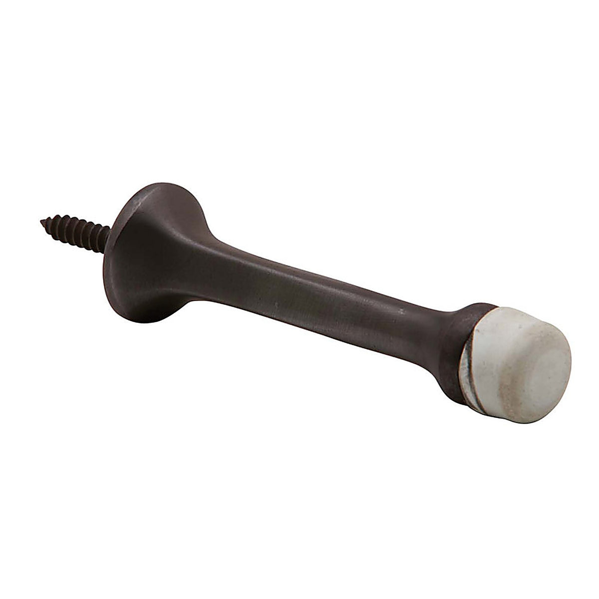 Schlage - SPS61MB-716 - 3-1/8 In. W X 7/8 In. L Metal Aged Bronze Door Stop Mounts to Door and Wall 7/8 In.