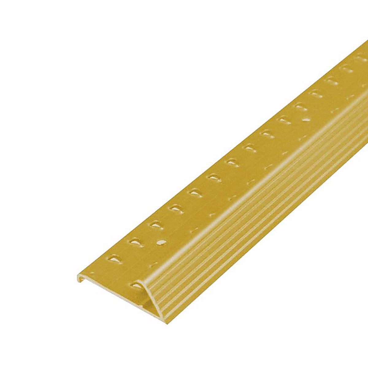 M-D 79053 5/8 in. H x 36 L Prefinished Satin Brass Aluminum Carpet Gripper