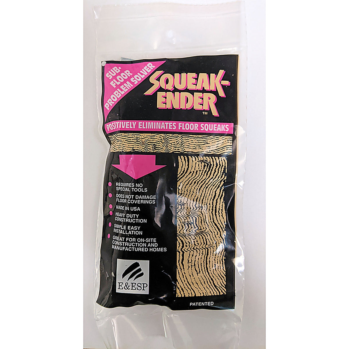 Squeak-Ender - E-2084 - 6 In. L Phillips Square Head Fine Floor Squeak Eliminator