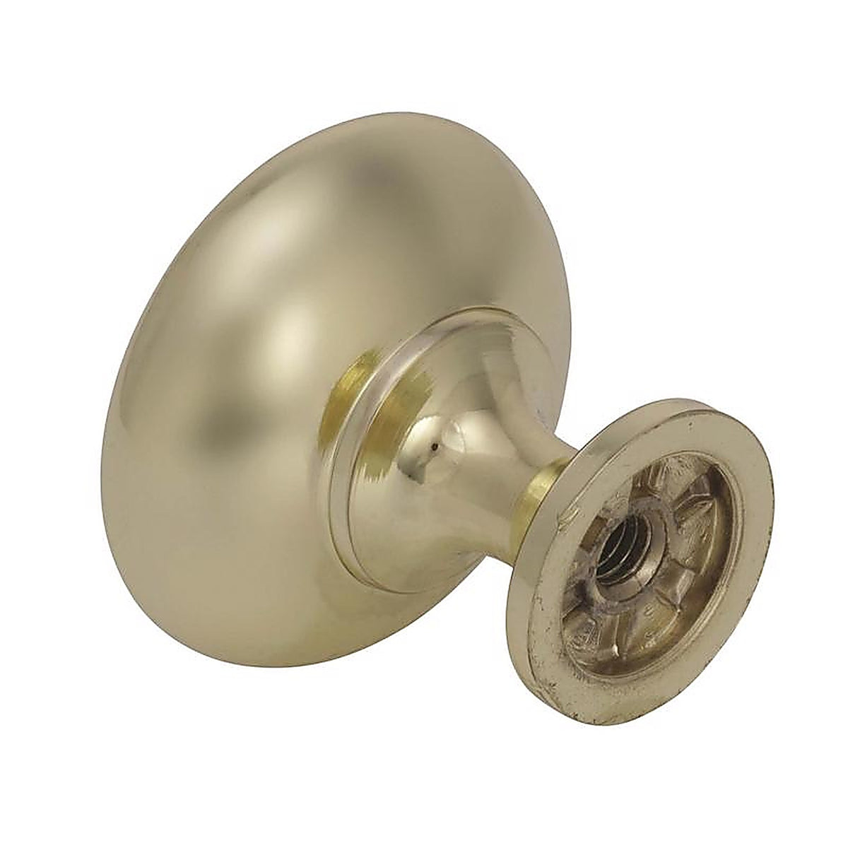 Amerock - BP530053 - Allison Round Cabinet Knob 1-1/4 In. D 1-1/8 In. Polished Brass 1 Pack