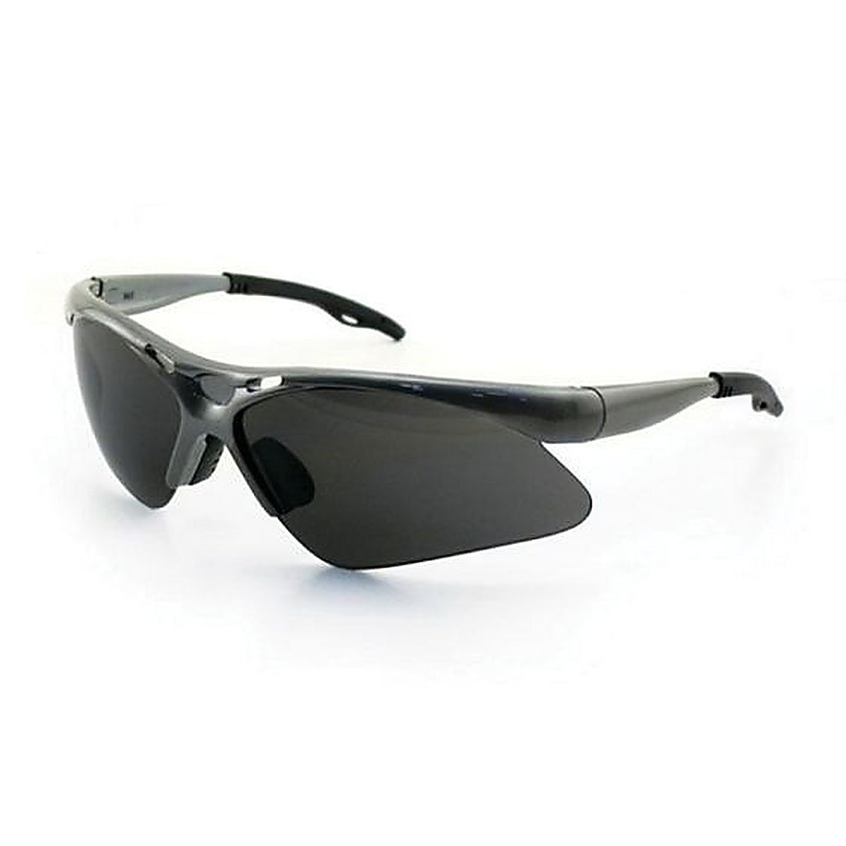 SAS Safety 540-0101 DIAMONDBACK Eyewear Shade Lens, Silver Frame w Polybag