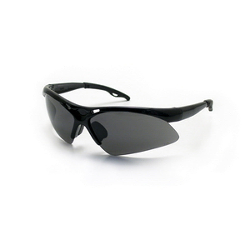 SAS Safety 540-0201 DIAMONDBACK Eyewear Shade Lens, Black Frame w Polybag