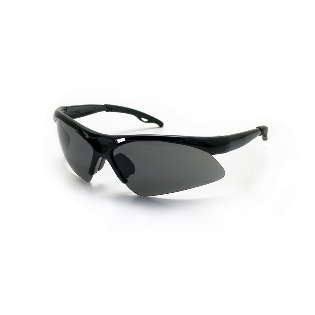 SAS Safety 540-0211 Diamondback Eyewear with Chamshell Shade Lens/Black Frame