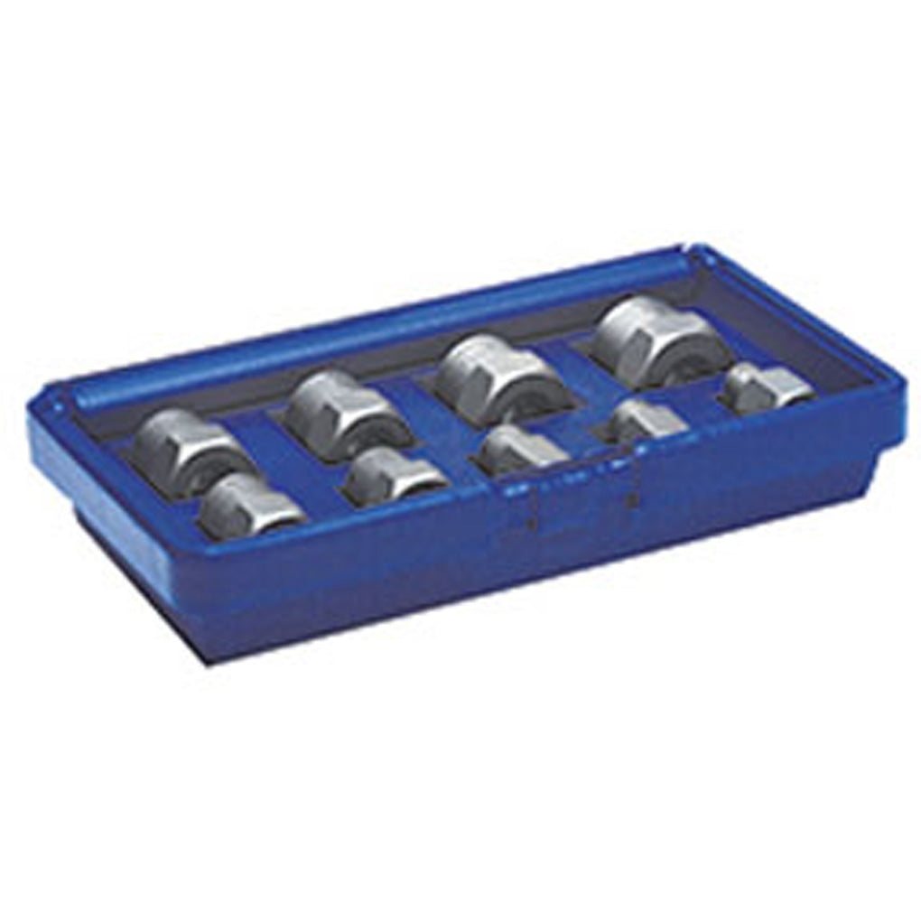 Irwin Hanson 54009 9 Pc. Fractional Bolt Extractor Set
