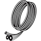 Prime-Line P8164 0.17 in. Dia. x 20 in. L Screen Spline
