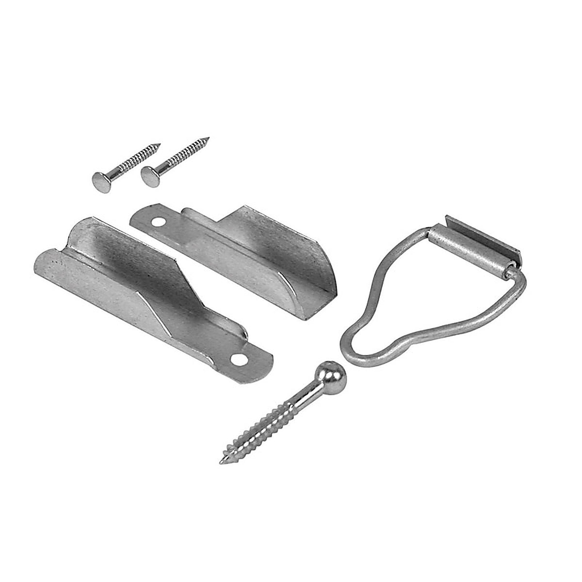 Prime-Line - PL 8101 - Mill Aluminum 3/8 In. W X 1-9/16 In. L Window Frame Fasteners 1 Pack