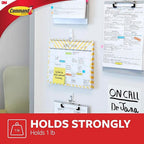 3M 17002-6ES Command Small Plastic Hook 2-3/8 in. L 6/Pack