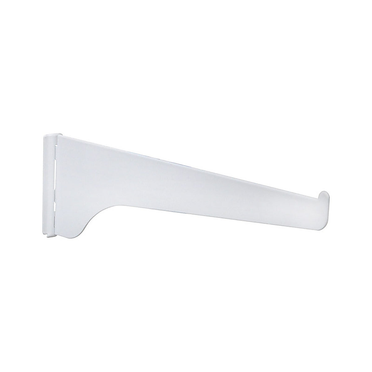 Knape & Vogt 180WH6 White Steel Regular Duty Bracket 16 Ga. 6 in. L 160 lb.
