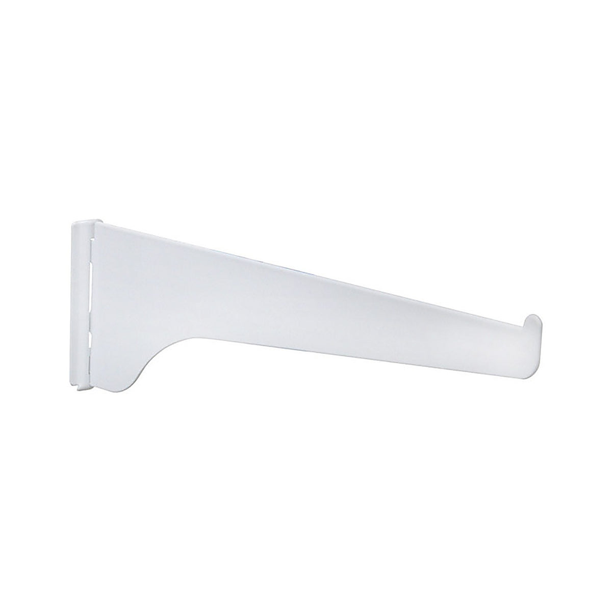 Knape & Vogt 180WH8 White Steel Regular Duty Bracket 16 Ga. 8 in. L 160 lb.