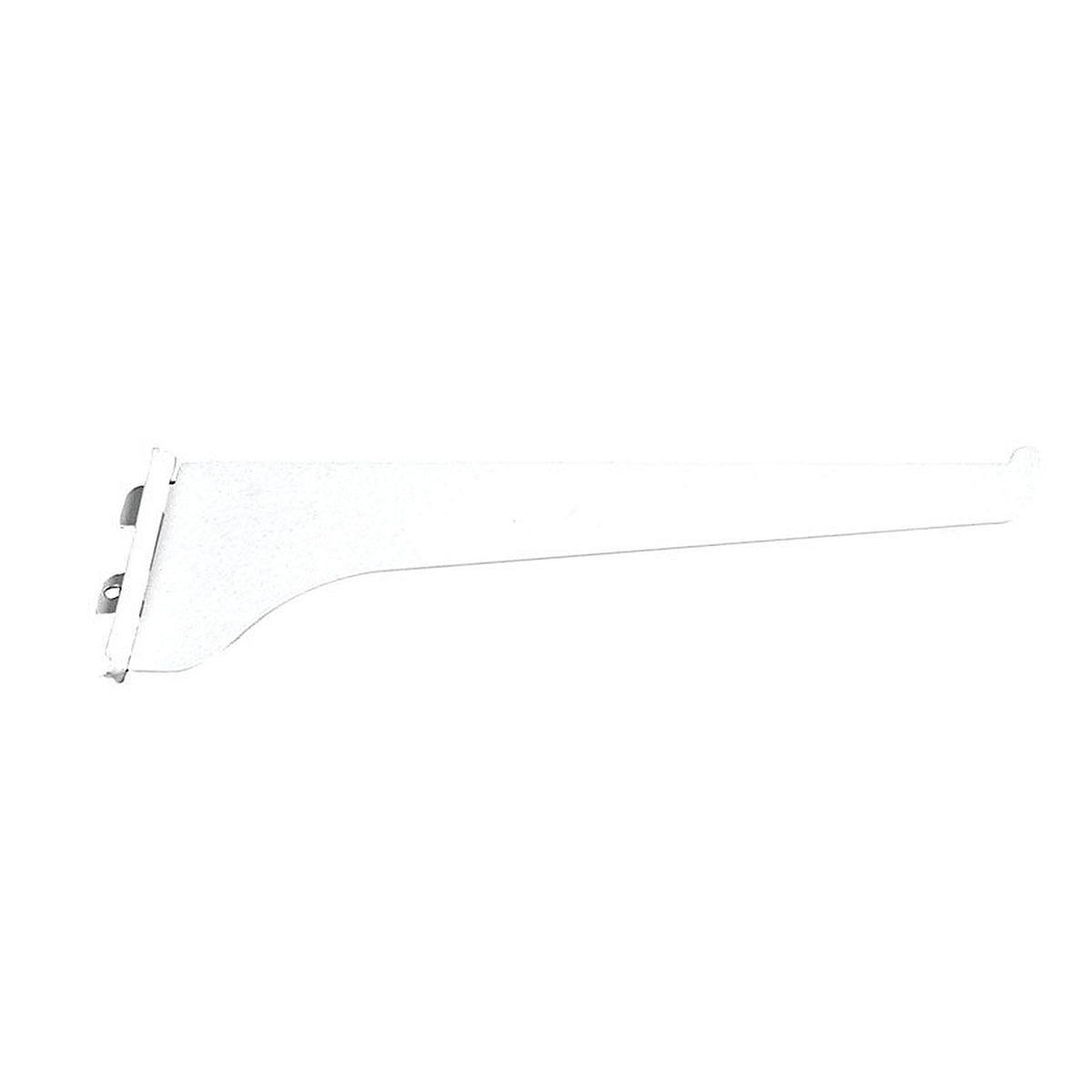 Knape & Vogt 180WH10 White Steel Regular Duty Bracket 16 Ga. 10 in. L 160 lb.