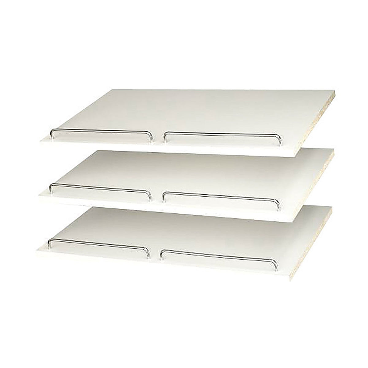 Easy Track RS1600 5/8 in. H X 24 in. W X 14 in. L Chrome Shoe Shelves