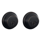 Schlage - B62 G 716 - Aged Bronze Zinc Double Cylinder Deadbolt