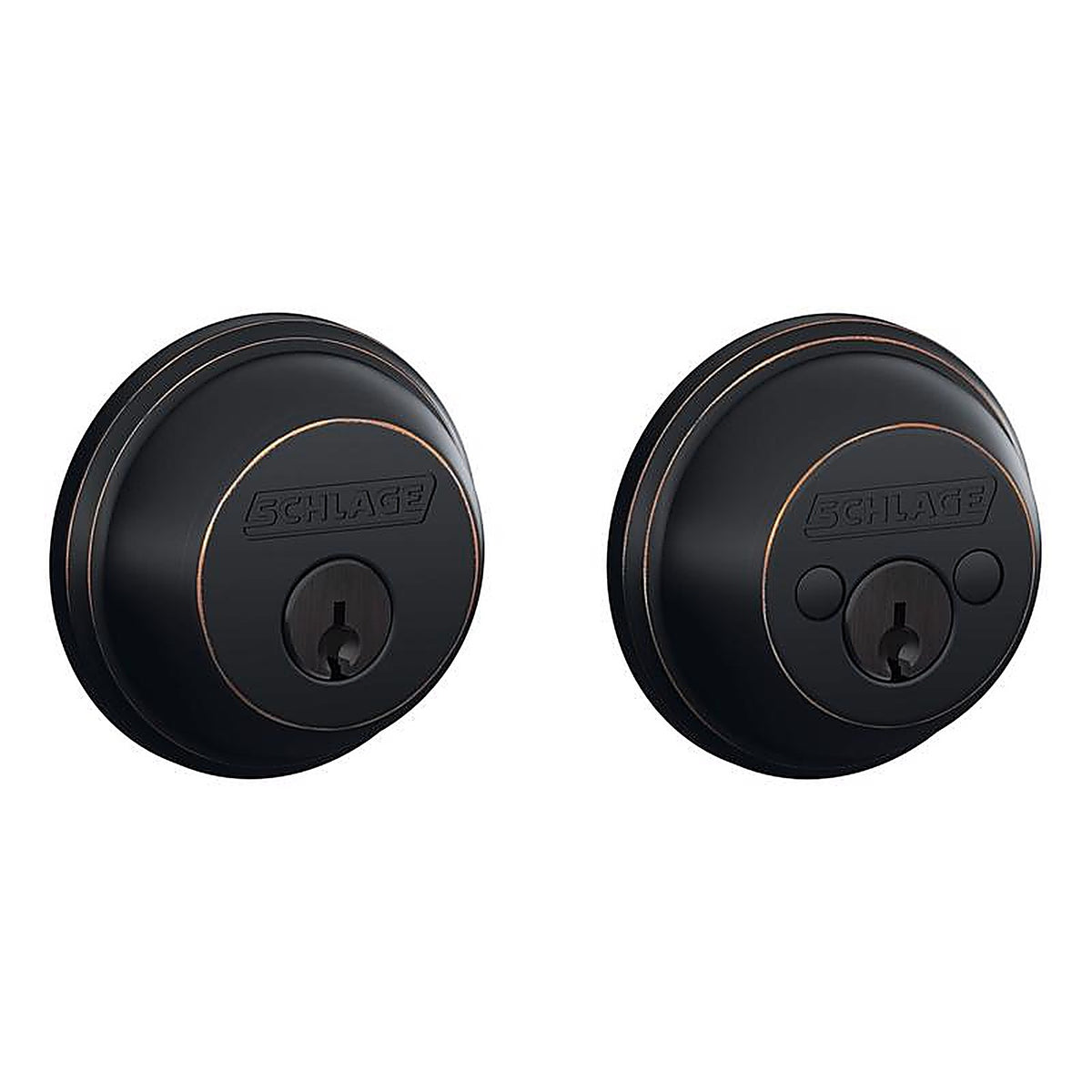 Schlage - B62 G 716 - Aged Bronze Zinc Double Cylinder Deadbolt