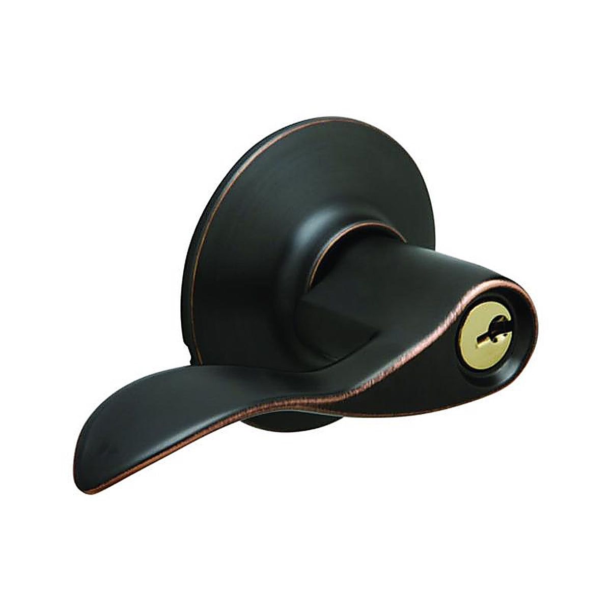 Schlage F51VACC716 Accent Aged Bronze Entry Lockset ANSI Grade 2 1-3/4 in.