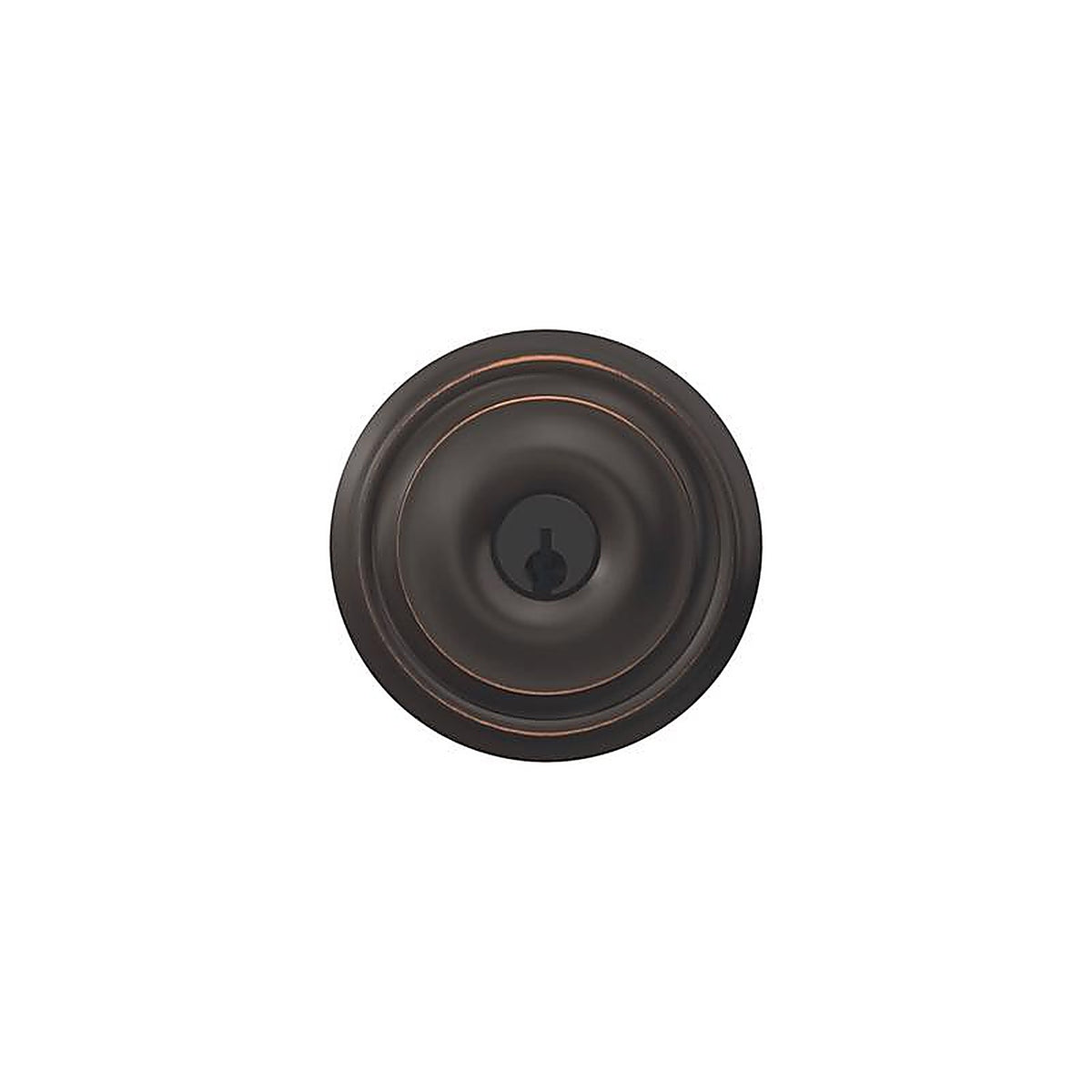 Schlage F51VGEO716 Georgian Aged Bronze Entry Lockset ANSI Grade 2 1-3/4 in.