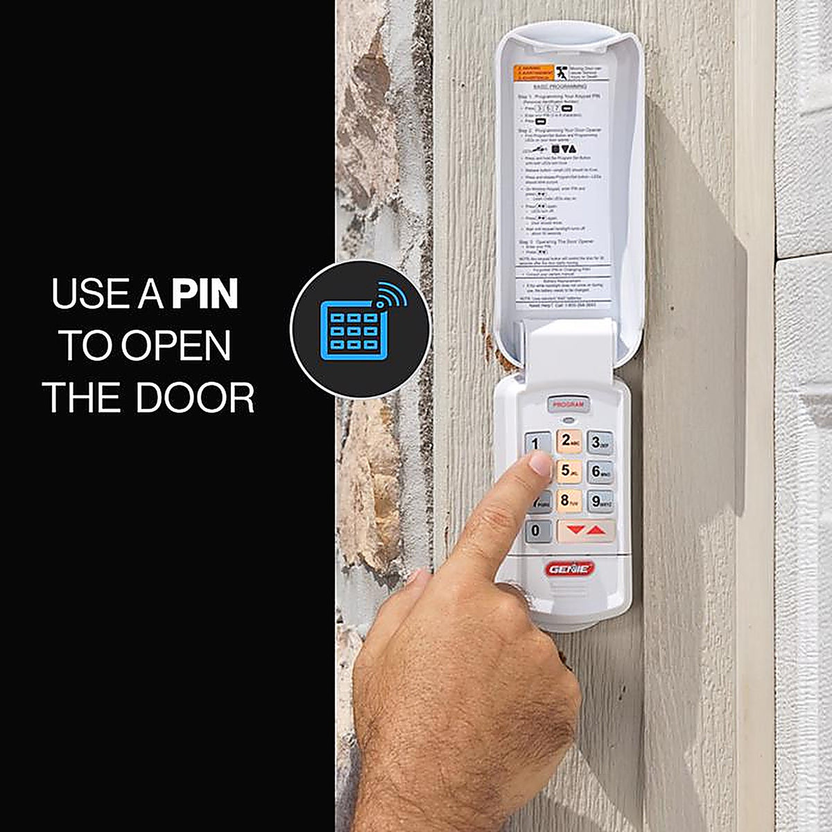 Genie - 37332R - 3 Door Wireless Keyless Entry System for Genie Garage Doors